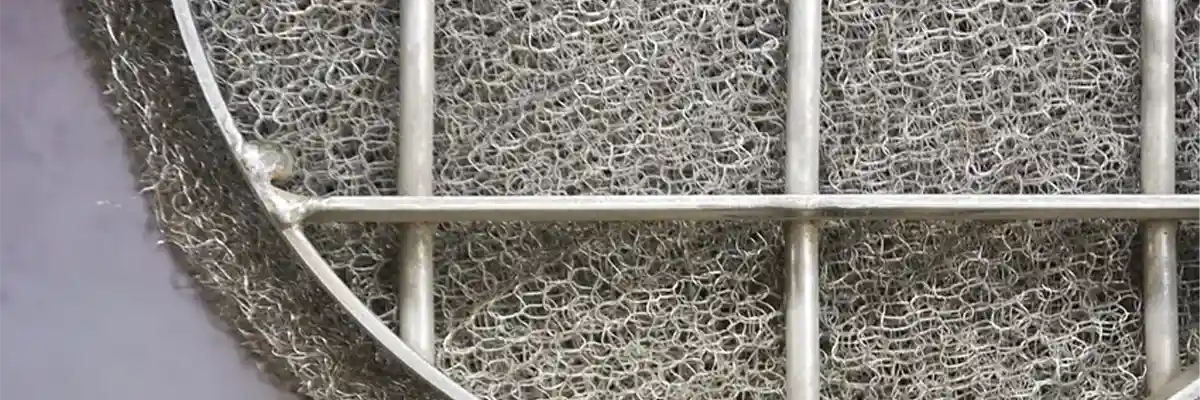 Demister en corrientes de gas contaminado