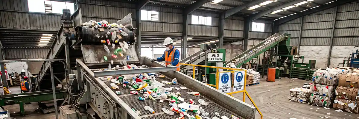 Mallas metálicas en la Industria del Reciclaje
