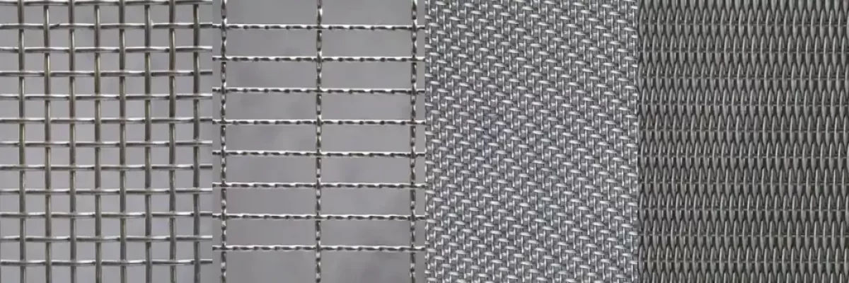 Tipos de tejido de malla metálica